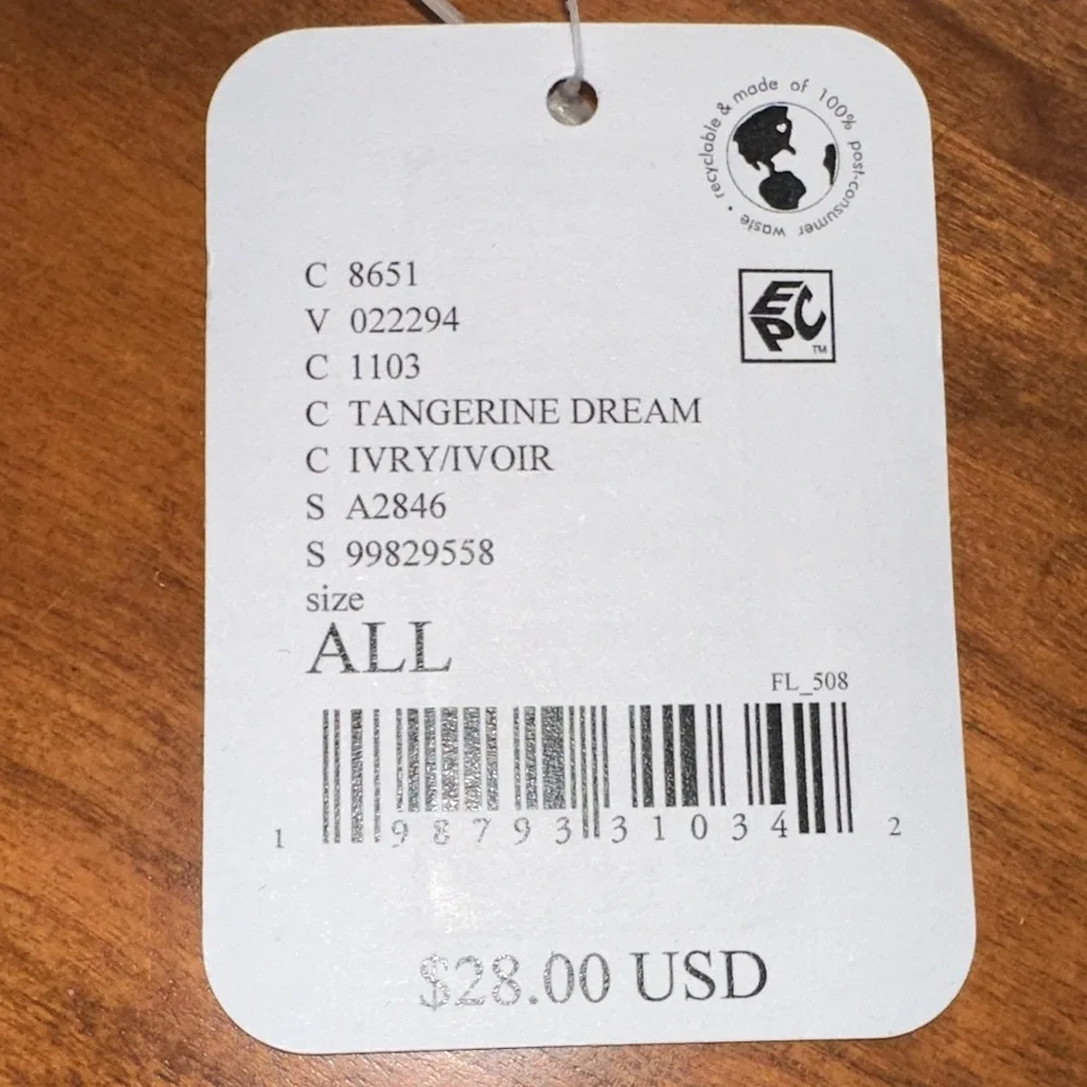 FP Movement Printed Micro Pouch in Ivory with Blue Floral NWT - Picture 8 of 8